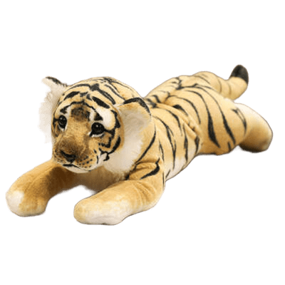 Jouet Peluche Bébé Lion Tigre Léopard - 39/58 cm