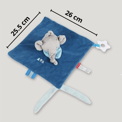 Doudou Peluche Éléphant - 26 cm
