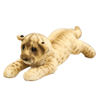 Jouet Peluche Bébé  Lion Tigre Léopard - 39/58 cm