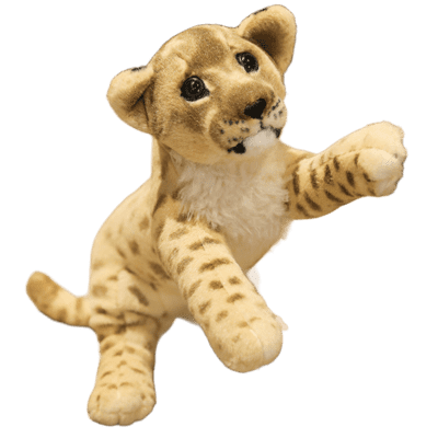 Jouet Peluche Bébé  Lion Tigre Léopard - 39/58 cm