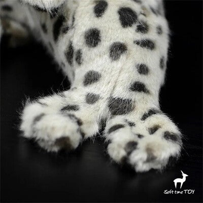 Zoom sur queue de la Peluche Animalia Réaliste Bébé Phoque Tâcheté