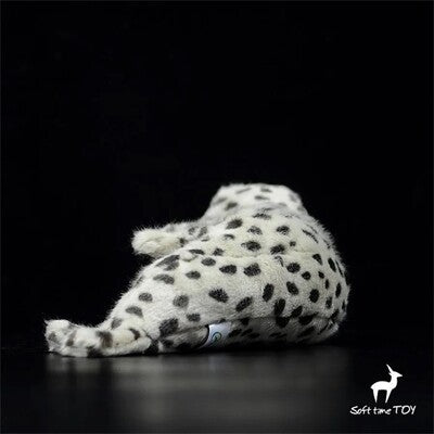 Vue de dos de la Peluche Animalia Réaliste Bébé Phoque Tâcheté